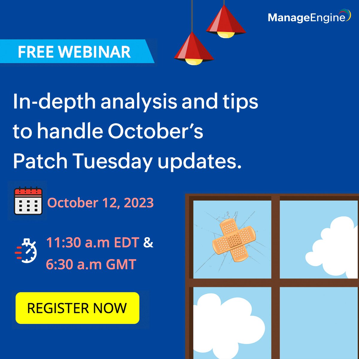 💪 Gear up, #ITadmins! Patch Tuesday is almost here, and along with it there will be updates from Microsoft. Join our free webinar for a discussion on #PatchTuesday updates and latest #cybersecurity news:

🔗 zurl.co/zWtX