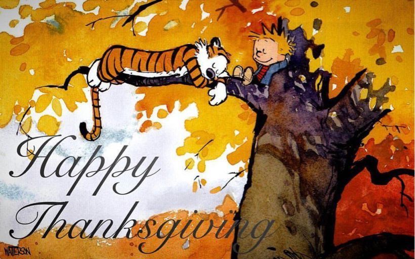 Calvinn_Hobbes's tweet photo. 🦃 Happy Canadian Thanksgiving! 🇨🇦 May your day be as adventurous as Calvin and as comforting as a big, friendly tiger named Hobbes. Enjoy the feast and cherish the company of loved ones! 🍁🍂 #CanadianThanksgiving #CalvinAndHobbes https://t.co/sd0GI5aiXw
