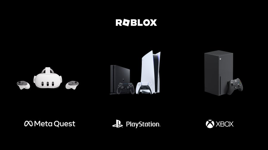RoGameNews's tweet photo. ROBLOX launches on @PlayStation this Tuesday (Tomorrow 10/10/23).
Credits: @RBXNews_
#RobloxDev #RobloxDevs #RobloxNews #RobloxNew #PlayStation #New #OMG #Tuesday #Roblox #Launche #Collab https://t.co/Js6N2IsFNH