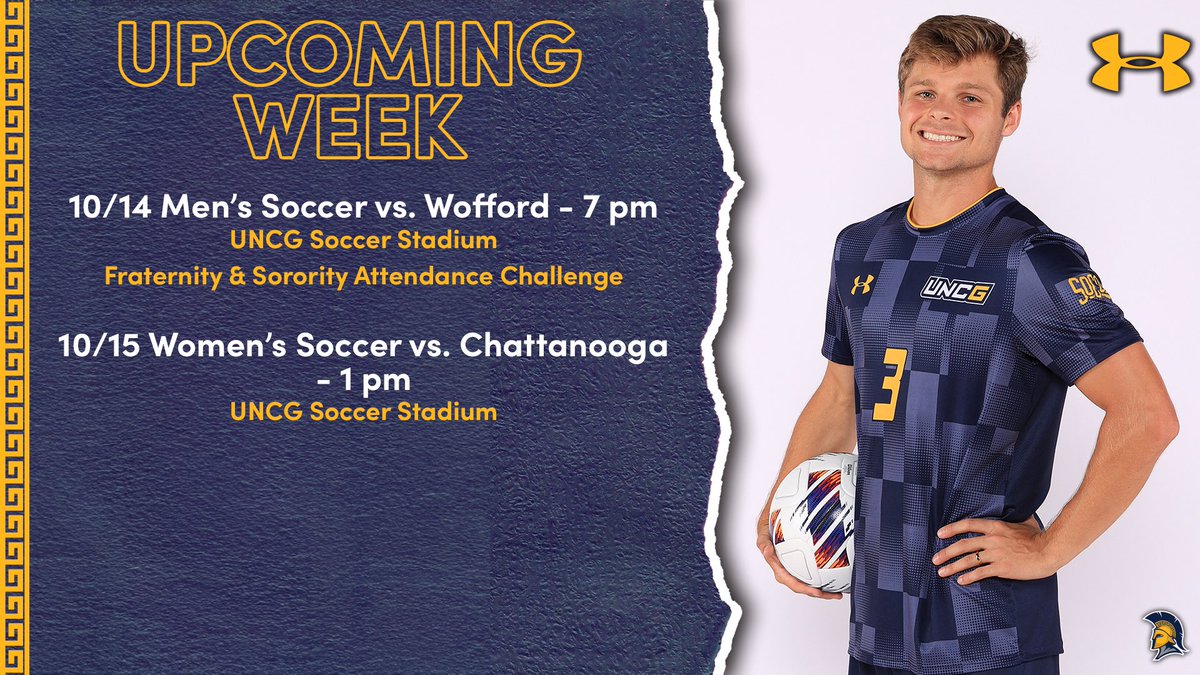 uncgspartans's tweet image. Don’t miss your chance to watch our men’s and women’s soccer teams play this weekend!⚽️⚽️

Free admission all week long! 
#letsgoG