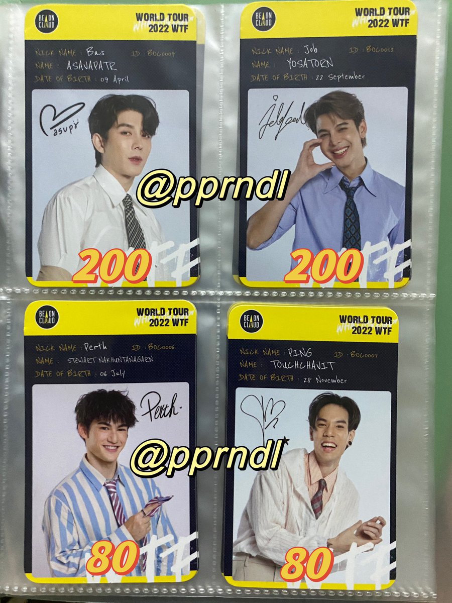 pprndl's tweet photo. ✨WTS ปล่อยค่ะ ✨
📮ส่งฟรีนะคะ
📦ซื้อหลายใบ ลดได้อีกนิดหน่อยค่ะ
👉สนใจ dm ได้เลยค่ะ😊

#ตลาดนัดคินน์พอร์ช 
#ตลาดนัดBoc 
#ตลาดนัดเหนือเมฆ 
#ตลาดนัดคินพอร์ช https://t.co/t66maFZzZn