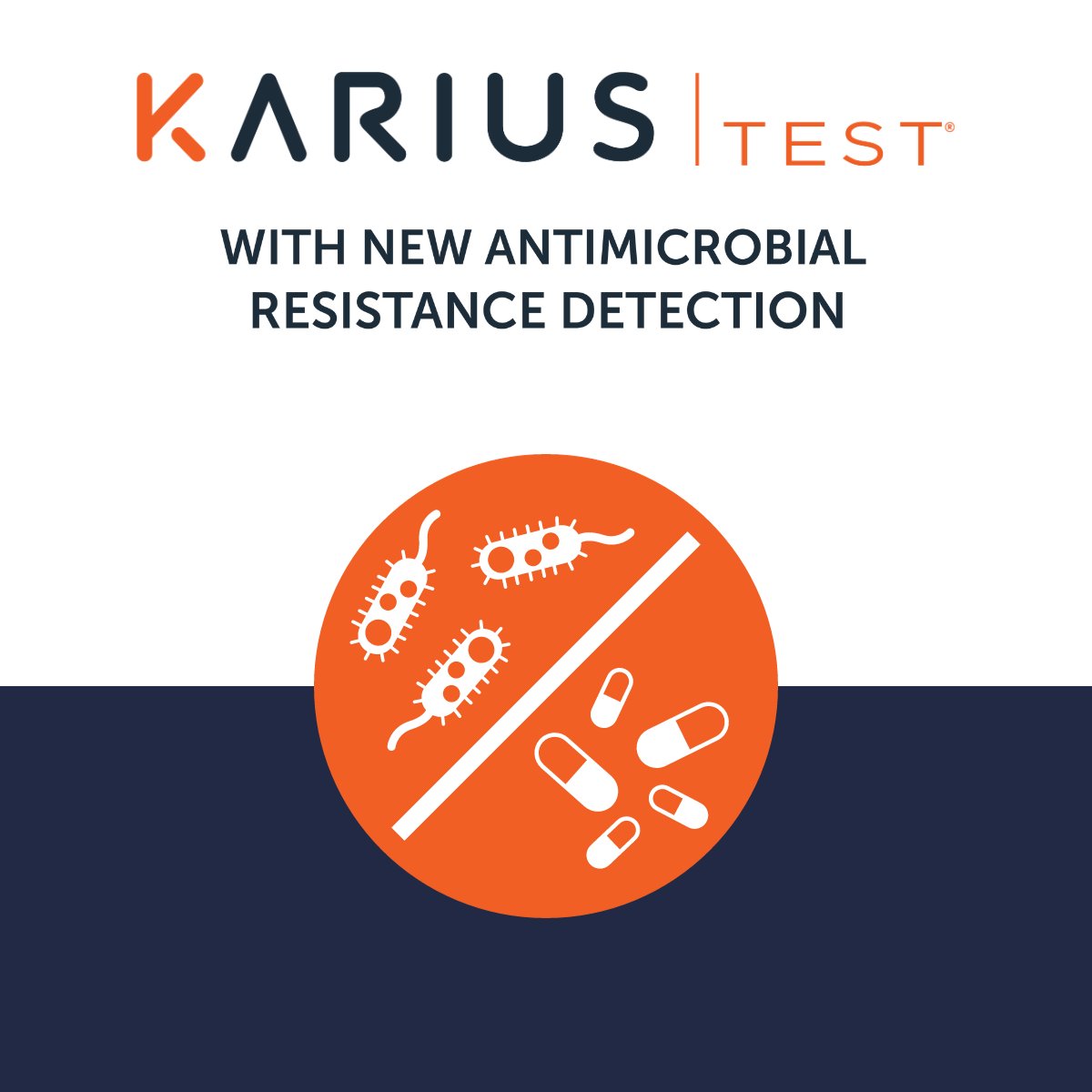 KariusInc's tweet image. The Karius Test® can now detect common AMR markers for 4 classes of antimicrobials across 18 bacterial pathogens.

#AMR #pathogens #kariustest #bacteria #infectiousdisease