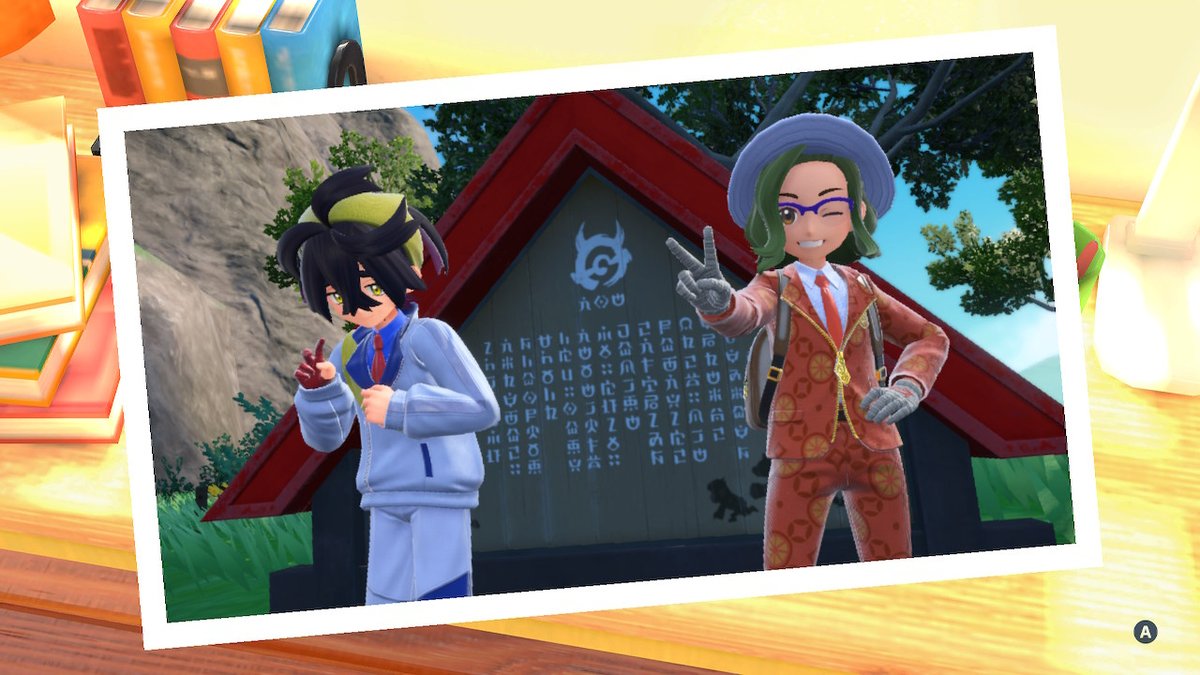 jojoemon's tweet photo. 「碧の仮面」クリア！図鑑コンプリートしたので一応達成。なんといってもゼイユさんのキャラ設定が秀逸で、都会から来た主人公達を最初は見下しているが、だんだん打ち解けていくのが本当に可愛くて良い。前編だけで消えるのは勿体無いので、後編にも登場期待してます。 #ポケモンSV #NintendoSwitch https://t.co/cP4kRGV6Gd