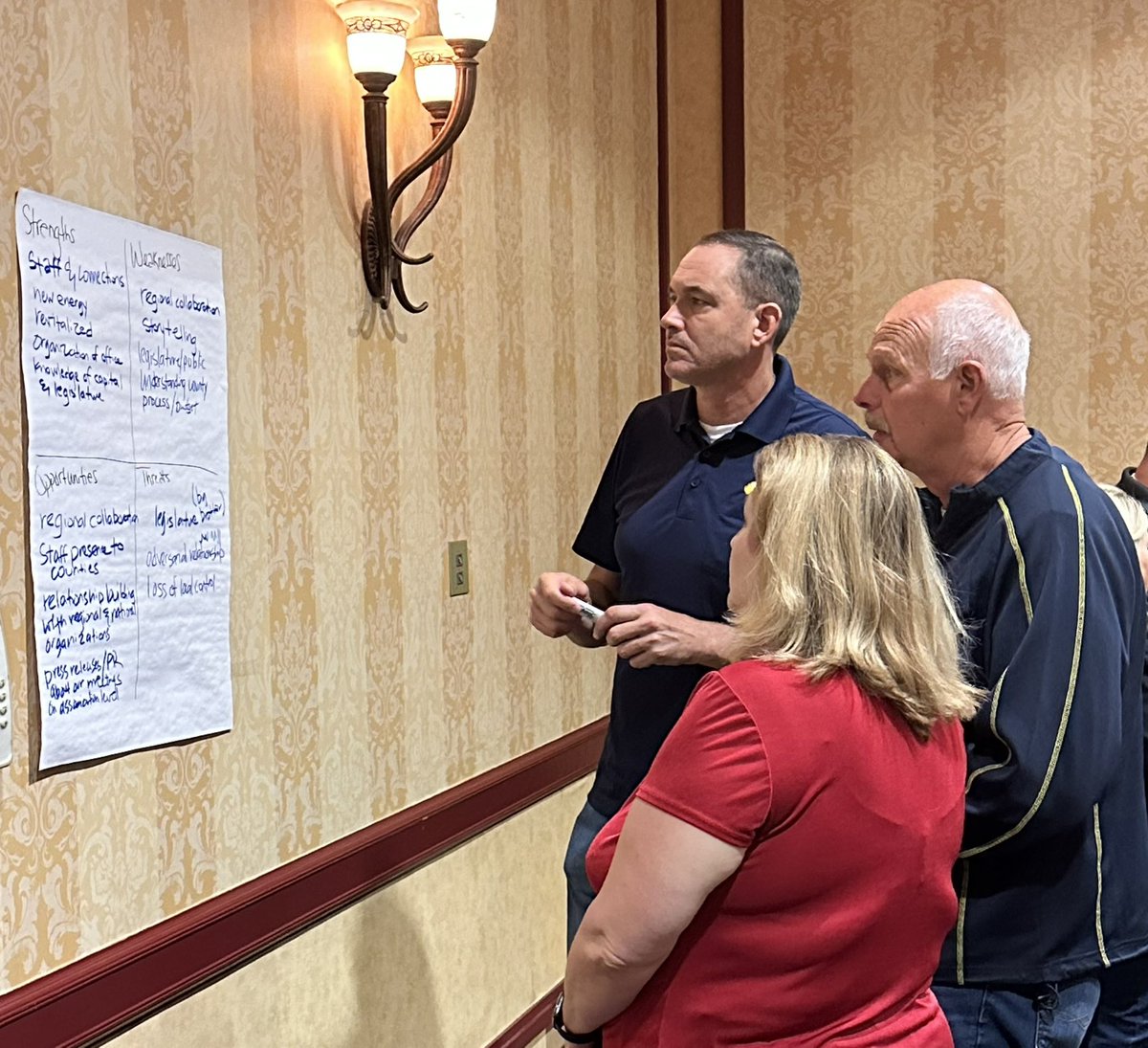 shamrock0031's tweet photo. Spending the day with County Commissioners Association of West Virginia in a strategic planning workshop. Working together, networking and future planning is so important to the success of all 55 counties in West Virginia. https://t.co/Sv8liLz6YX