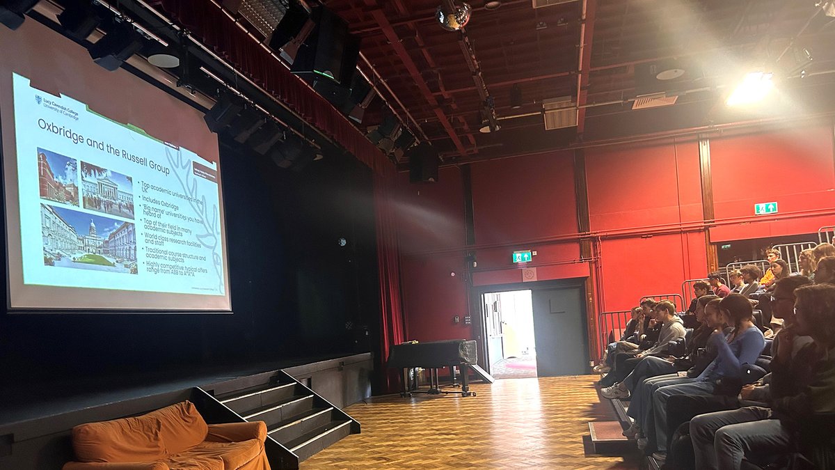 cirencoll's tweet image. Year 1 students in the High Achievers Academy participated in a Cambridge University outreach session about how to make a competitive application! So insightful for the students, thank you @cambridgeuni 

#cirencoll #sixthform #highachievers