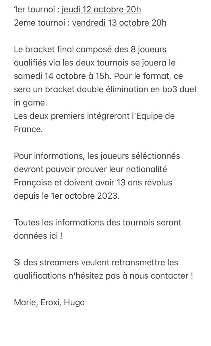 Annonce ! 🇫🇷🇫🇷 <a href="/CR_Supremacy/">Supremacy League</a>