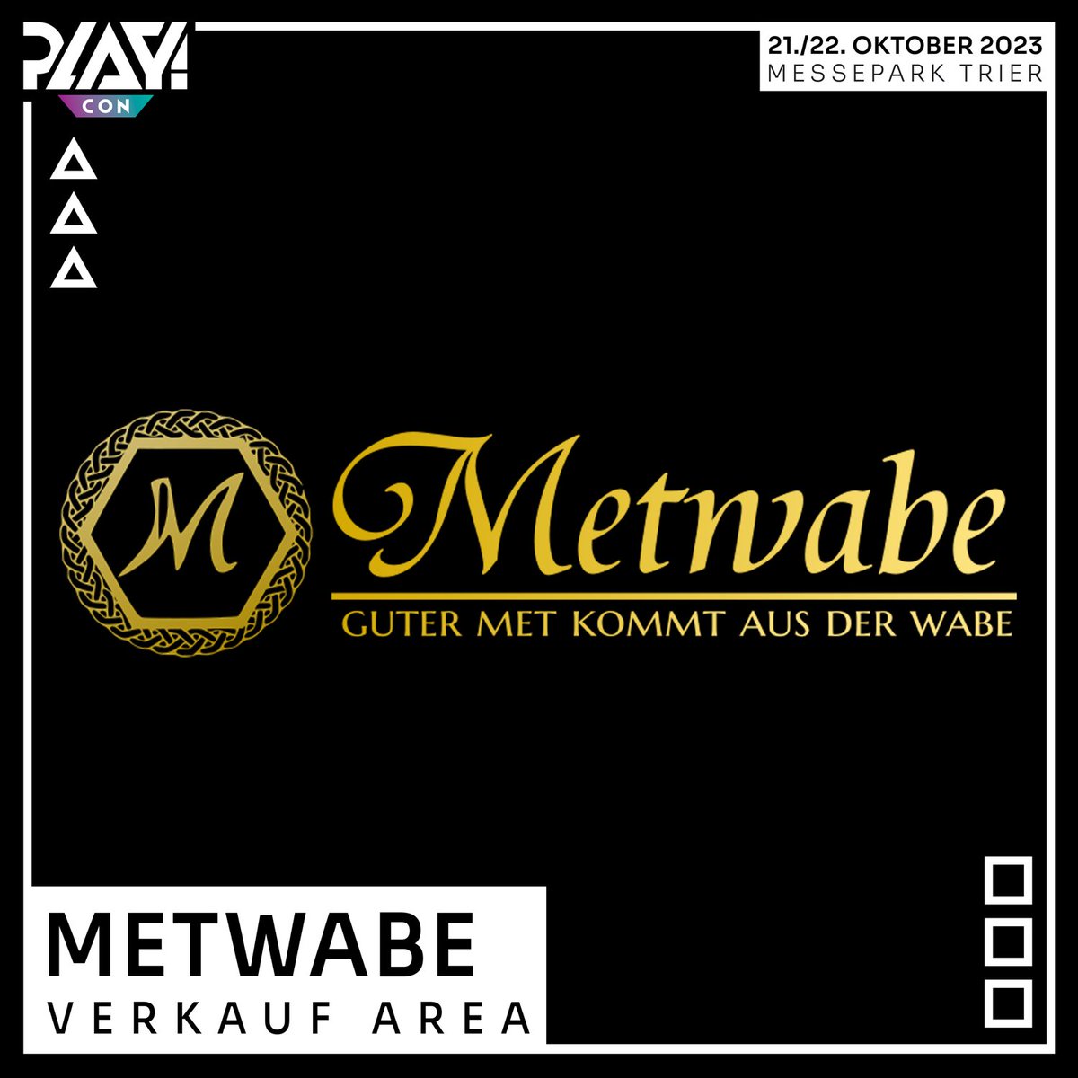 goplaycon's tweet image. Guter Met kommt aus der Wabe! 🐝🍯 Unter diesem Leitspruch steht Metwabe seit über 18 Jahren für Met in bester Qualität. Überzeugt euch selbst und probiert verschiedene Geschmacksrichtungen − vom Original bis hin zu ausgefallenen Sorten wie Melone oder Kaffee. 🍉☕ #PLAYCon