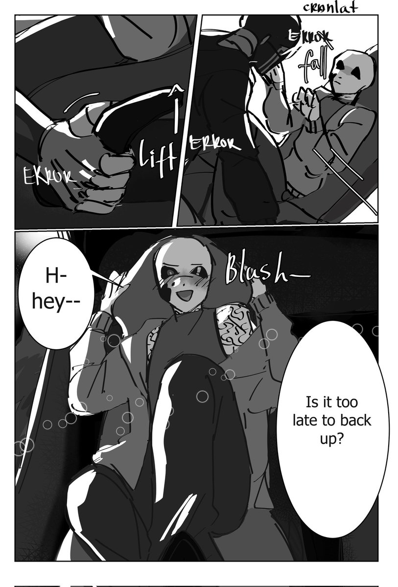 cranlat's tweet photo. University au. Drunk ink part 2.
I'm sooo tired of drawing bald heads so im gonna try lately to draw some genshin comic, i hope youll support me <3
#errorink #errorsans
#inksans https://t.co/eYKv10VNz4