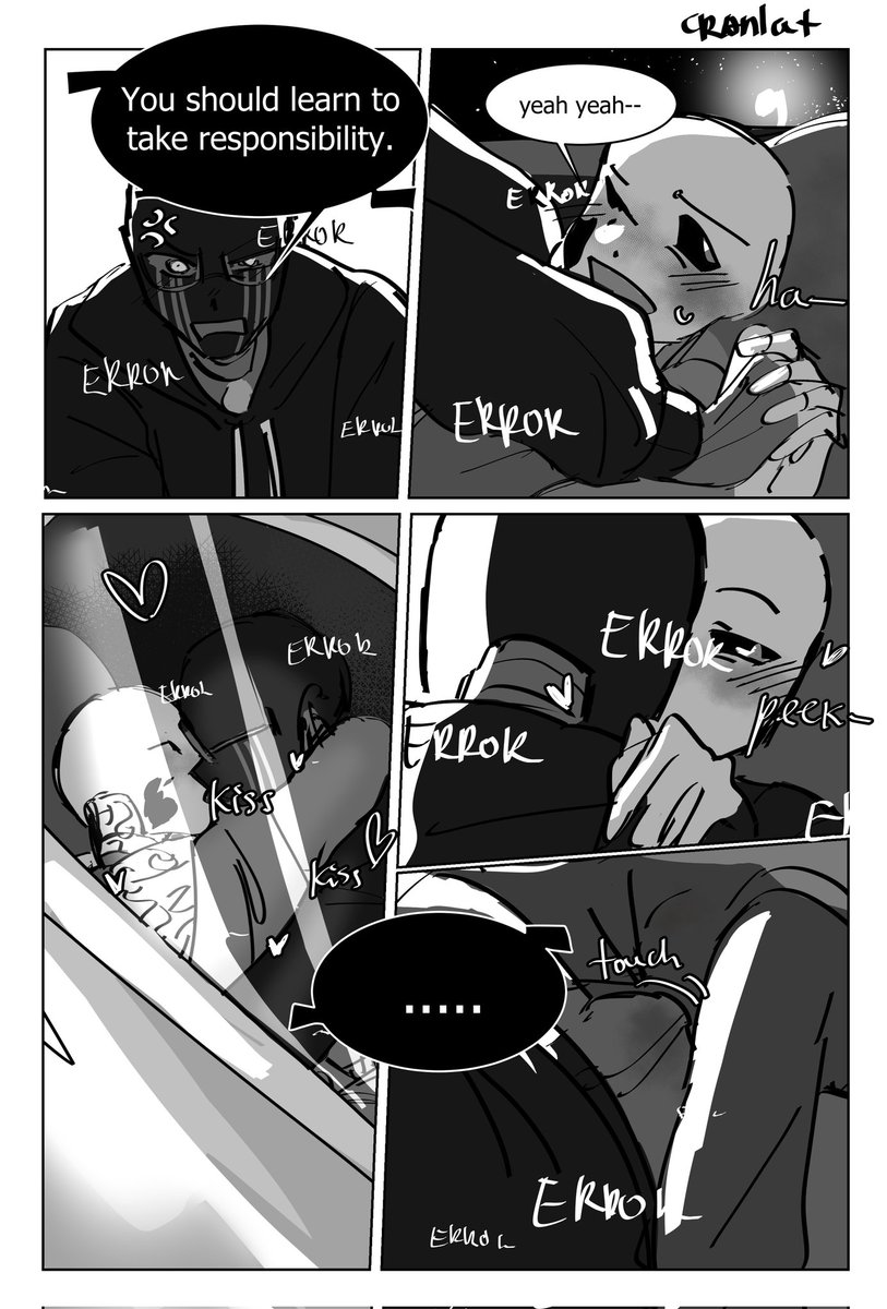 cranlat's tweet photo. University au. Drunk ink part 2.
I'm sooo tired of drawing bald heads so im gonna try lately to draw some genshin comic, i hope youll support me <3
#errorink #errorsans
#inksans https://t.co/eYKv10VNz4