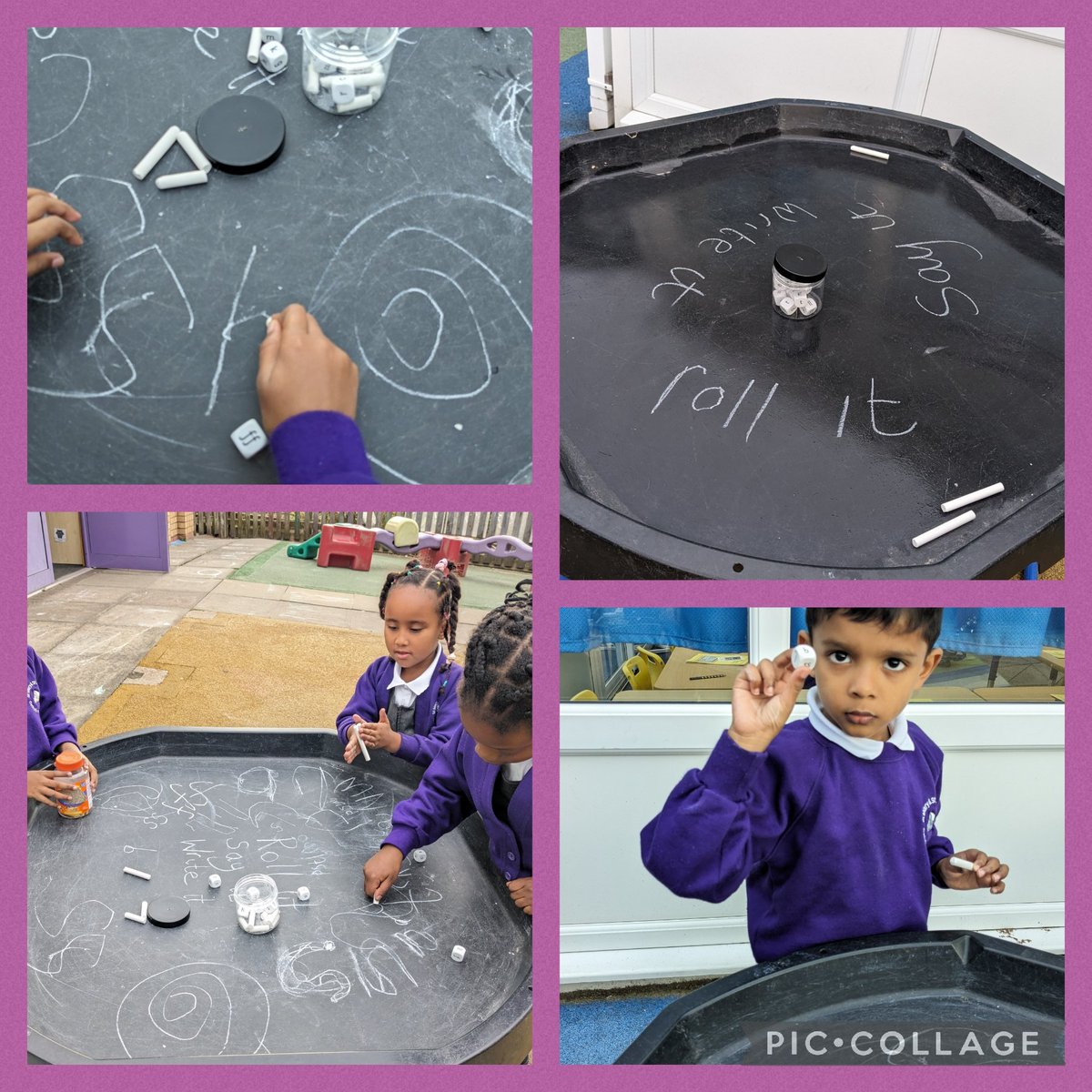 StMaryStBen's tweet photo. Reception class have been busy with continuing their RWI during COOLTIME #RollIt #SayIt #WriteIt #Literacy #Sounds #Writing #FineMotor #PlayingIsLearning https://t.co/3daAE3dARV