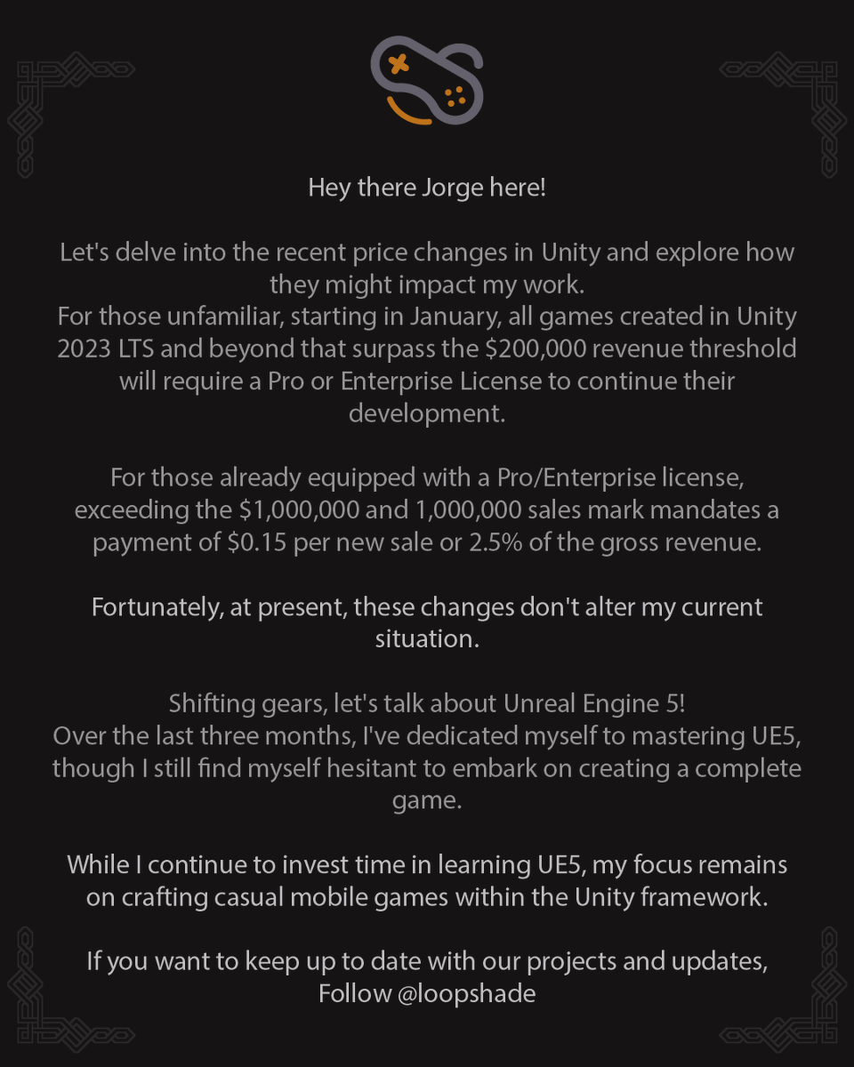 loopshade's tweet photo. October Update!
#gamedev #Unity #UnrealEngine5 https://t.co/SPdJGO1rkd