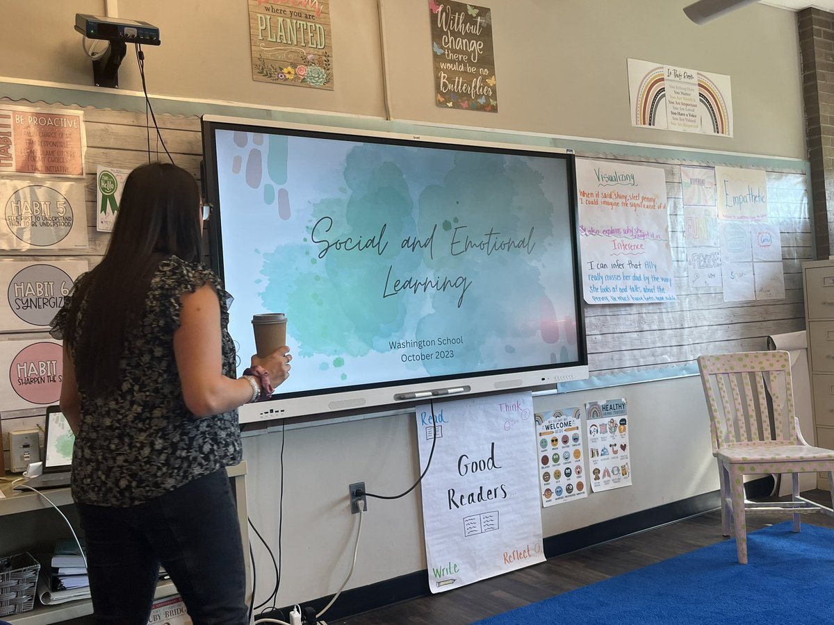 So proud of my counterpart, co-teacher and friend on her SEL PD this morning! Your passion is contagious, Ms. Leone. Lucky to share a classroom community with you. ✨ <a href="/Washington_NJ/">Washington</a>
