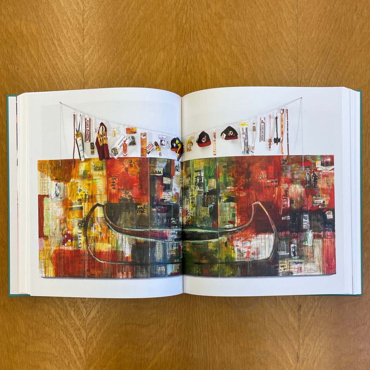 We are celebrating Indigenous People's Day with a spotlight on a recent addition to our circulating collection; “Memory Map”, the catalog of Jaune Quick-To-See Smith's major retrospective exhibition organized by the Whitney Museum of American Art. 
#IndigenousPeoplesDay