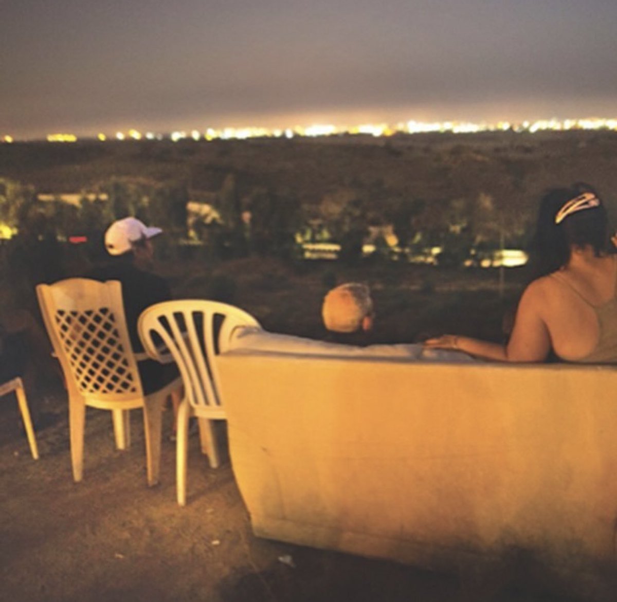LaithAbuJoda's tweet photo. Innocent #Israelis watching bombs drop on #Gaza kids , on the #Palestinian families …

Yes sooo innocent … 

#FreePalastine 
#IsraelPalestineWar https://t.co/znqMnaCMGS