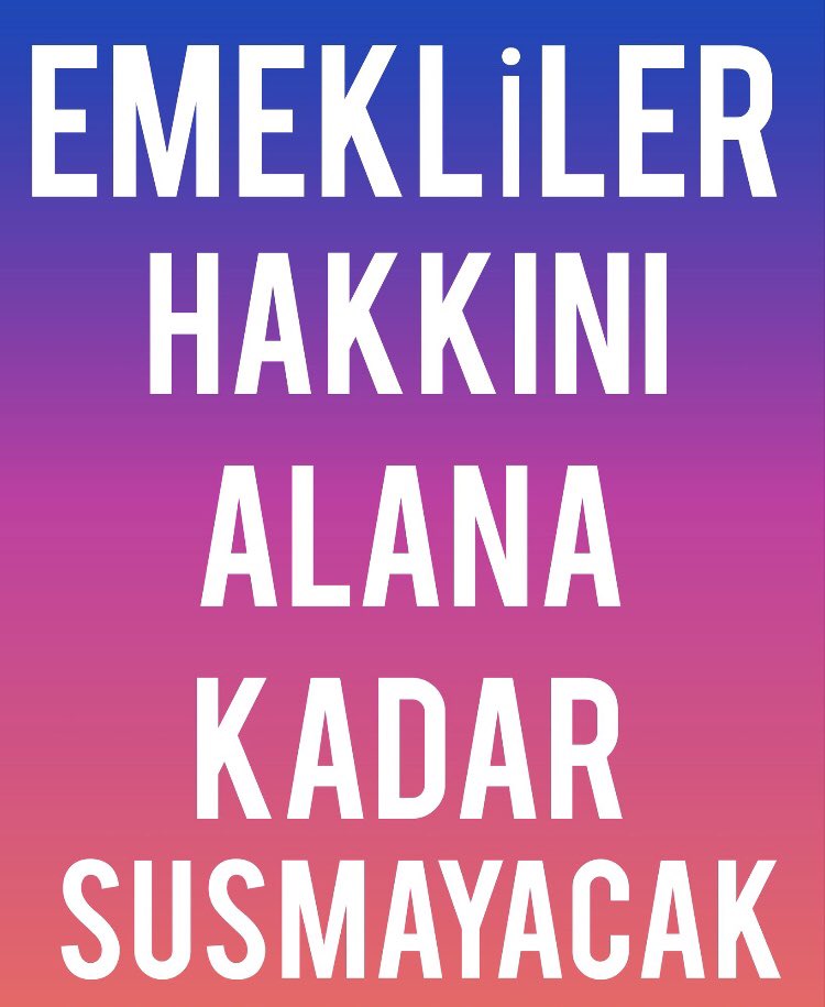 KAYSERİ EYT-EF EMEKLİLER DERNEĞİ (@kayserieyt) on Twitter photo Müjdeye bak Müjdeye! Emekli ye maaş zammı değil 1 defaya mahsus 5000₺ ikramiye çıktı.
Yılbaşına kadar Emeklinin duru.unu gözden gecireceklermiş
<a href="/RTErdogan/">Recep Tayyip Erdoğan</a>
<a href="/isikhanvedat/">Prof. Dr. Vedat Işıkhan</a>
<a href="/dbdevletbahceli/">Devlet Bahçeli</a>
<a href="/EYTLEVENTATACA1/">LEVENT ATACAN EYT-EF GEN.BŞK.YARD 💛💙</a>
#EmekliMüjdeDeğilHakİstiyor Müjdeye bak Müjdeye! Emekli ye maaş zammı değil 1 defaya mahsus 5000₺ ikramiye çıktı.
Yılbaşına kadar Emeklinin duru.unu gözden gecireceklermiş
<a href="/RTErdogan/">Recep Tayyip Erdoğan</a>
<a href="/isikhanvedat/">Prof. Dr. Vedat Işıkhan</a>
<a href="/dbdevletbahceli/">Devlet Bahçeli</a>
<a href="/EYTLEVENTATACA1/">LEVENT ATACAN EYT-EF GEN.BŞK.YARD 💛💙</a>
#EmekliMüjdeDeğilHakİstiyor