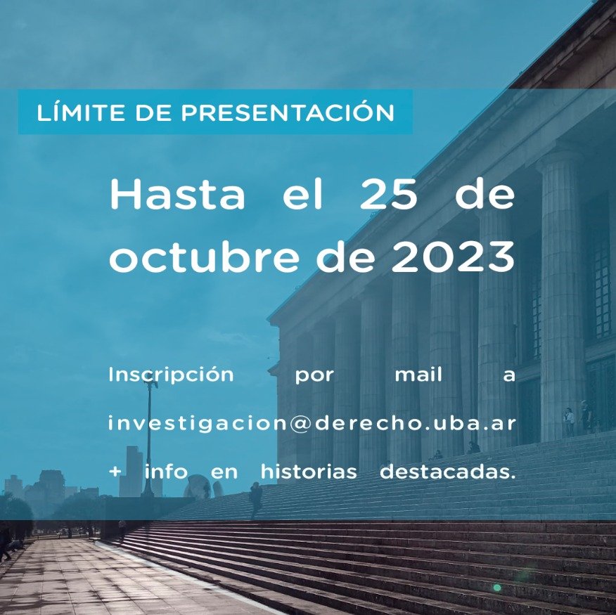 📣NOTICIÓN: Se abrió la convocatoria para proyectos de investigación y para becas postdoctorales! Más info en

derecho.uba.ar/institucional/…