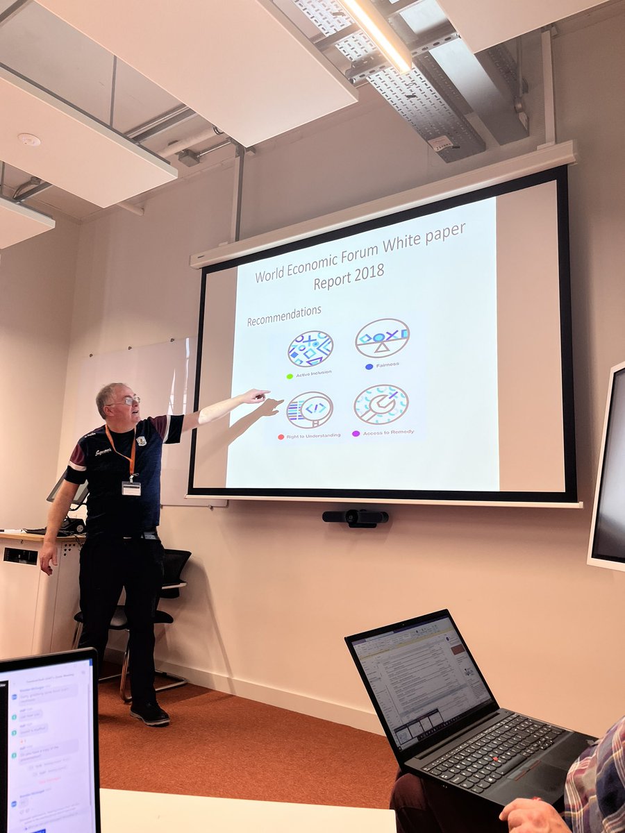 FreedomTech_IRL's tweet photo. Thanks to John and @_donalrice and Temitayo who ran a great session on AI in accessibility and AT. As Donal said we are at the start of a decade of AI. Lots of really interesting projects run from @tudublincompsci #LeaveNoOneBehind #CHAT #AT4ALL https://t.co/yD6Zf8uofT