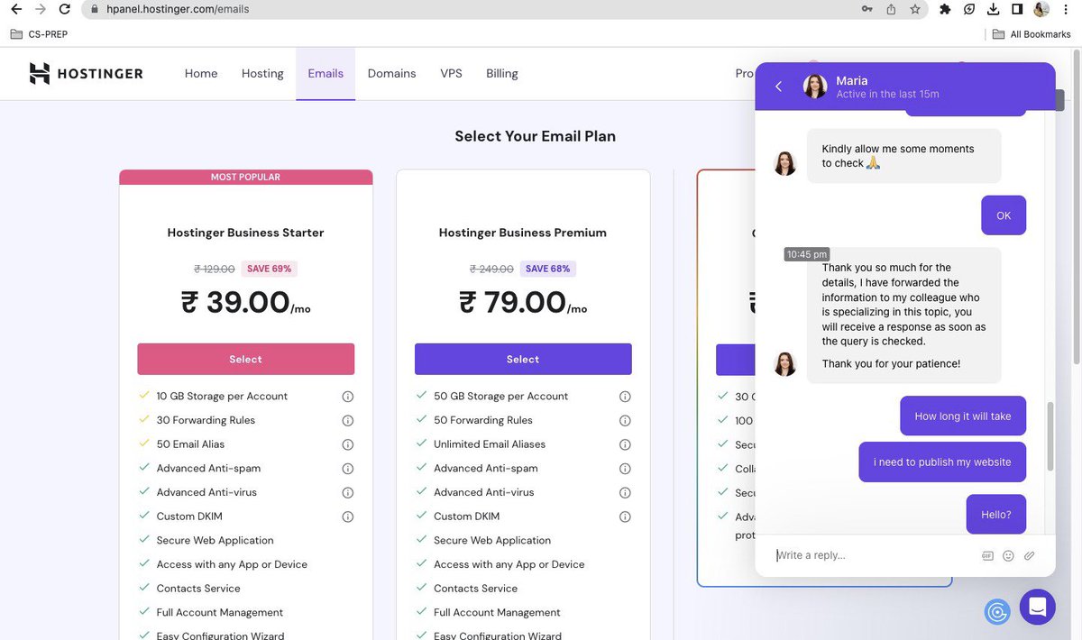 Kr_Harsh1689's tweet photo. Dear Hostlinger Team,

Thread 🧵 1
Writing on behalf on Team, Adviso.

I hope this message finds you well. 
My name is Suman, and I am writing to express my concern regarding a recent issue with my web hosting subscription.

#Hostinger 
#WebHosting 
#WebsiteBuilder 
#WebsiteMaker https://t.co/kw65CjBieB