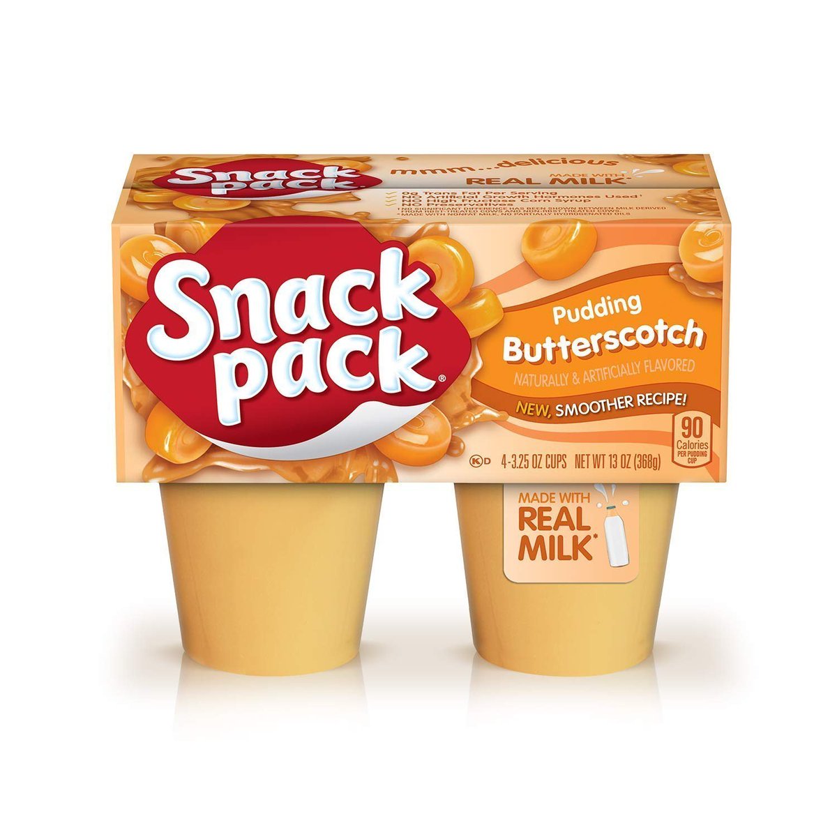 Wario64's tweet image. Snack Pack Butterscotch Pudding Cups, 4 Count, 12 Pack is $1.27 on Amazon amzn.to/3KYe35D #ad