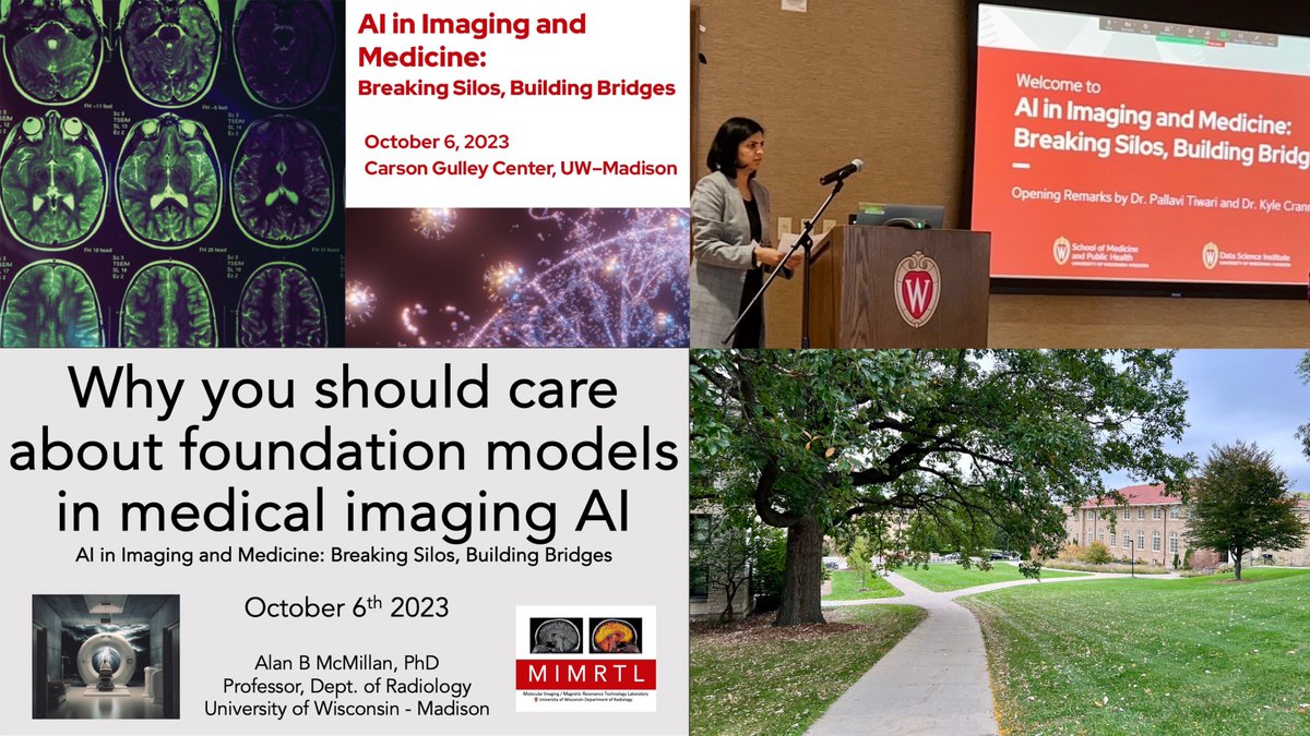 Alan McMillan (@alan_b_mcmillan) on Twitter photo Flashback to last Friday. Enjoyed meeting colleagues on campus to discuss #AI in Imaging and Medicine. Lots of exciting ideas exchanged and opportunities for collaboration. <a href="/datascience_uw/">datascience@uw</a>, <a href="/UWiscRadiology/">UW Radiology</a>, <a href="/Pallavi_Tiwari/">Pallavi Tiwari</a>, <a href="/KyleCranmer/">Kyle Cranmer</a> Flashback to last Friday. Enjoyed meeting colleagues on campus to discuss #AI in Imaging and Medicine. Lots of exciting ideas exchanged and opportunities for collaboration. <a href="/datascience_uw/">datascience@uw</a>, <a href="/UWiscRadiology/">UW Radiology</a>, <a href="/Pallavi_Tiwari/">Pallavi Tiwari</a>, <a href="/KyleCranmer/">Kyle Cranmer</a>
