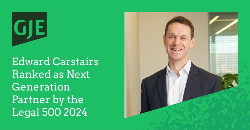 The #Legal500 has ranked Edward Carstairs as a Next Generation Partner for 2024! 🎉Congratulations to Edward on this fantastic achievement. tinyurl.com/26s7cszc