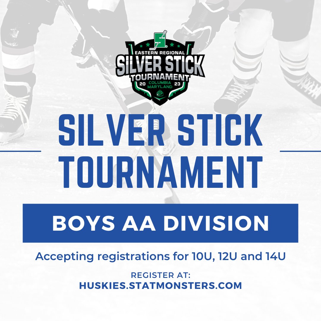 SilverStickCol's tweet image. Limited openings left in some AA divisions in our Thanksgiving Silver Stick tourney.   Register at huskies.statmonstrrs.com
@DMVHockey @ejepl_hockey
@CRHRHockey
@CBHL_Hockey