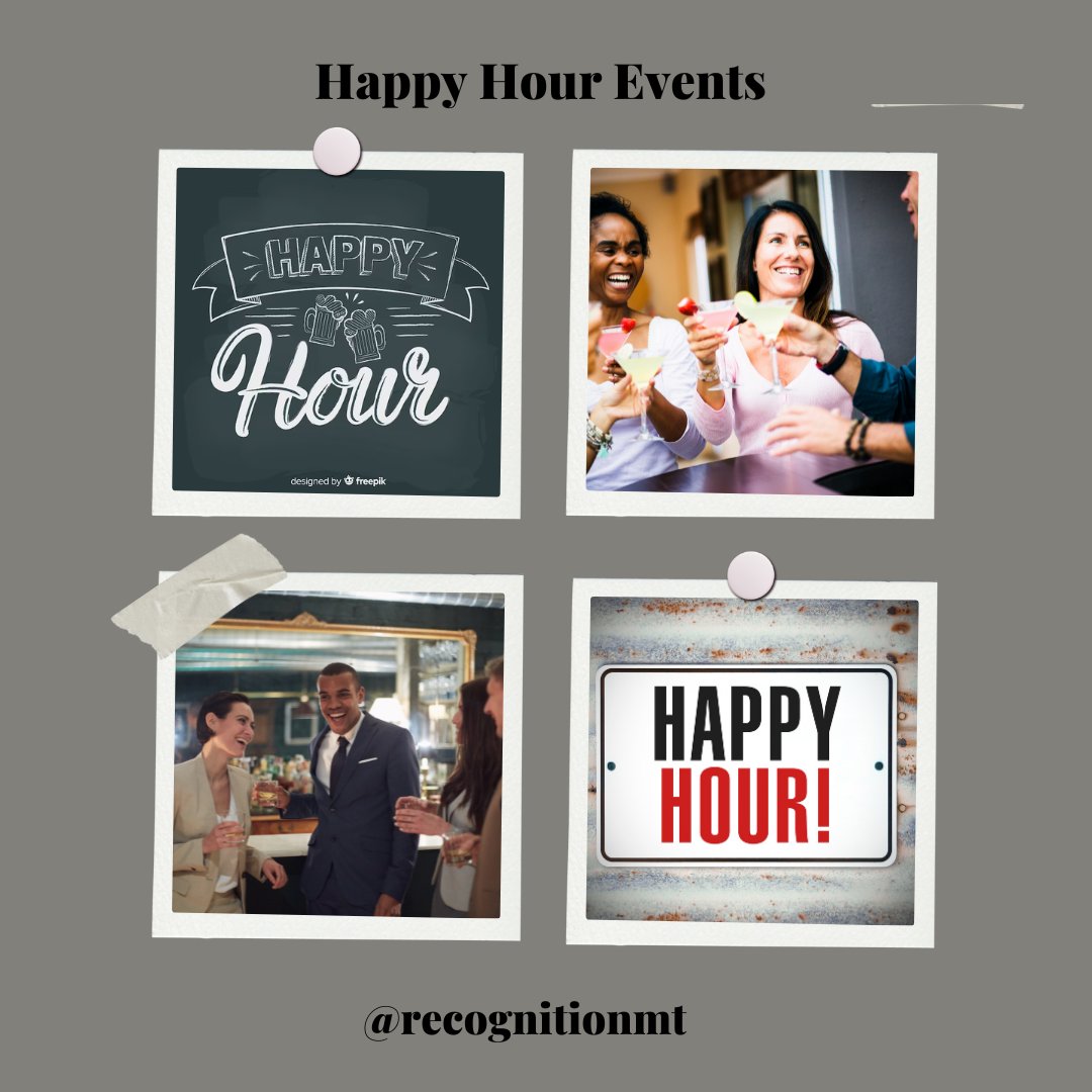 Recognitionmt's tweet image. Fun Fridays and Happy Hours go hand and hand.

What is your favorite Happy Hour cocktail?

#happyhour #funevents #recognitionmt