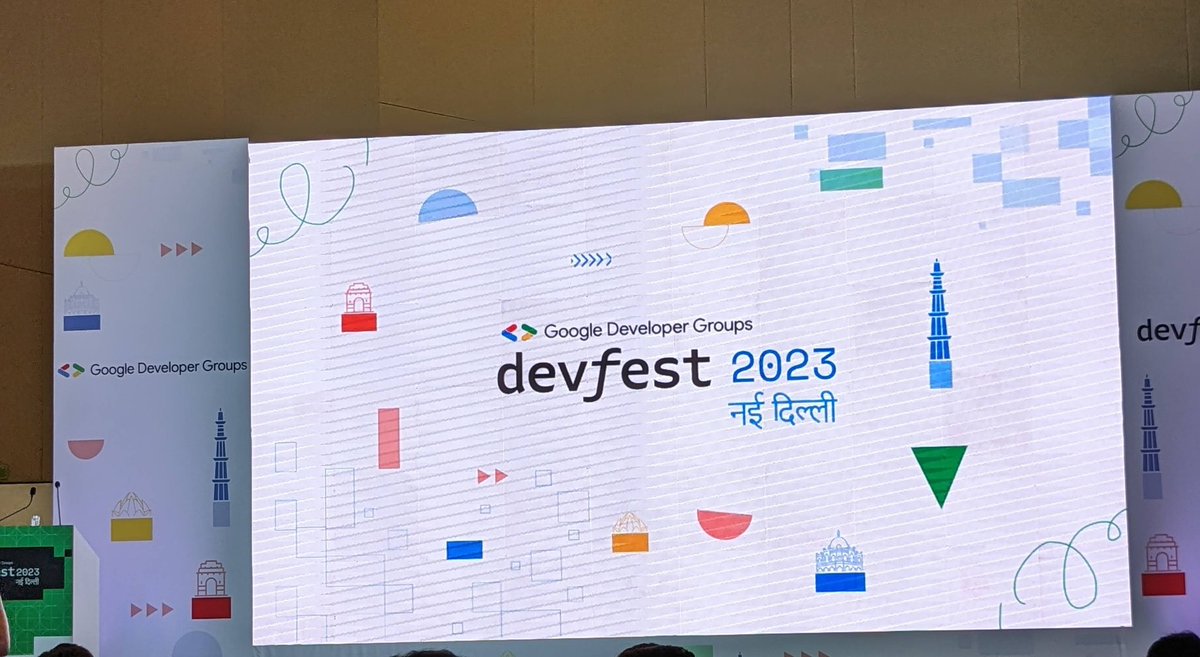 SatvikSharma_'s tweet photo. Attended The Biggest Devfest Of India (Devfest New Delhi 2023) By @gdg_nd. Thank You @gdg_nd For This Great Devfest ! We Gain So Much Insightfull Knowledge About The Various Domains ! @GDSC_IIMT 
#DevfestNewDelhi2023 https://t.co/NbRoNXeDwP