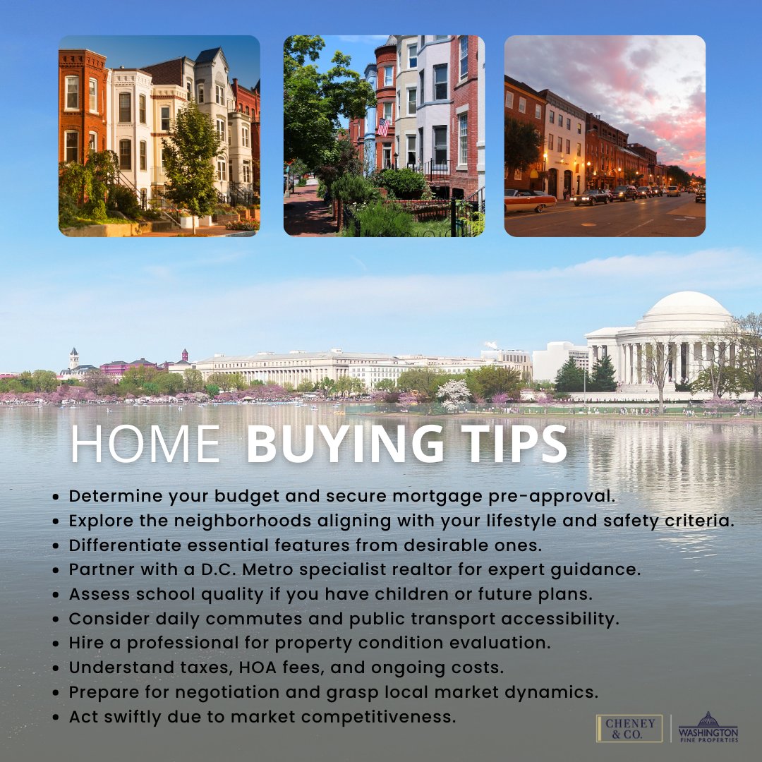 Embark on Your DC Metro Homebuying Journey 🌆🏡 | Let the Capital's Beauty Inspire Your Search for the Perfect Home! 🌟 

#DCRealEstate #homebuyingprocess #homebuying #dcrealtor #washingtondc #washingtonrealestate