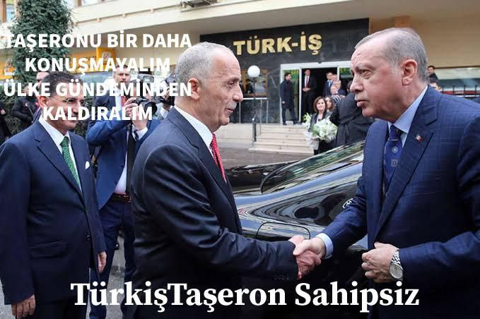 TürkişTaşeron Sahipsiz Sayın Başkanımız Ergün  ATALAY taşeronu dillendiriyorsunuz kadromuzu talep ediyorsunuz ama halâ beklemekteyiz ne yapılması gerekiyorsa bizler hazırız biriz beraberiz yanınızdayız kadromuz için her mücadeleye sizin liderliğiniz de hazırız kadro zamanı geldi.