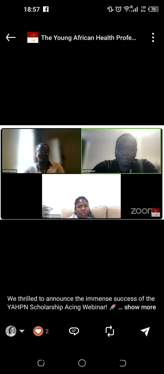 Young African Health Professional Network tweet media