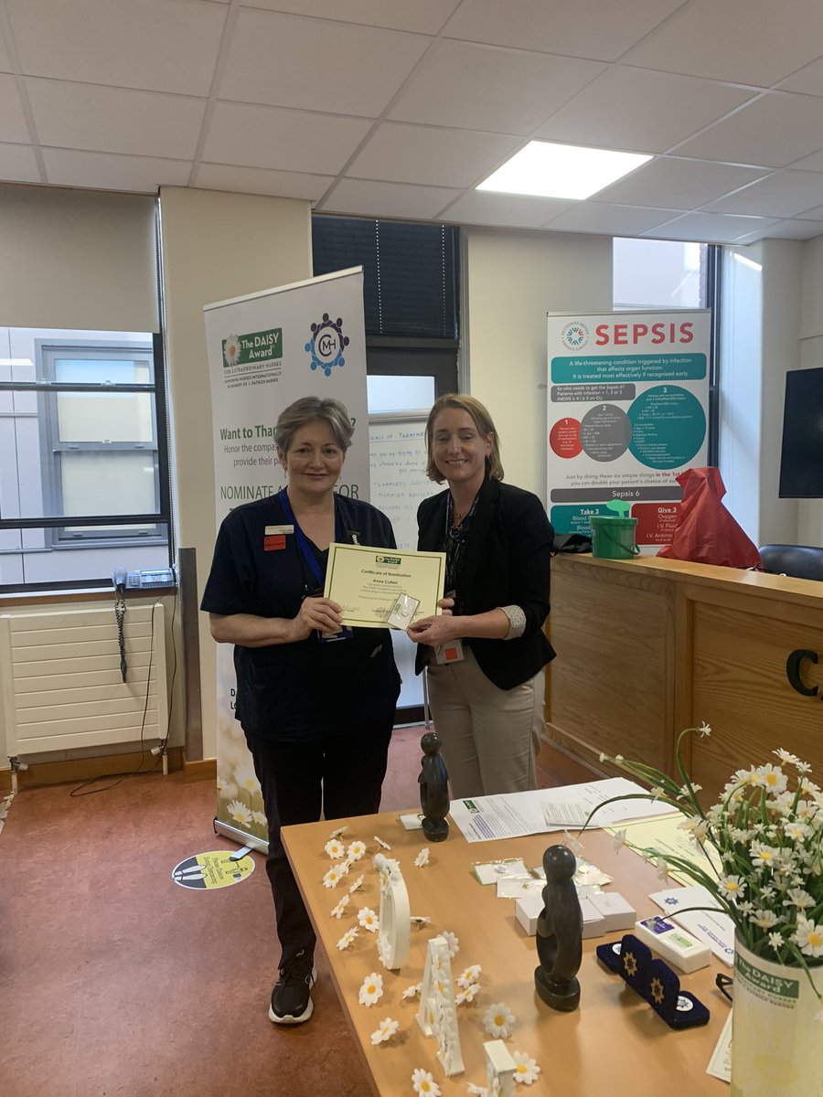 CavmonN's tweet photo. @CavanMonaghanH1 celebrated the daisy award ceremony today well done to all our nominees and winners TVN CNS Breege Corrigan &amp; Beatrice Killeen,CNS bone density,we then presented our HCAs with the “HCA HERO” award &amp; RCSI HCA Recognition award followed by RCSI Leadership awards👏 https://t.co/Jc73pQptT3