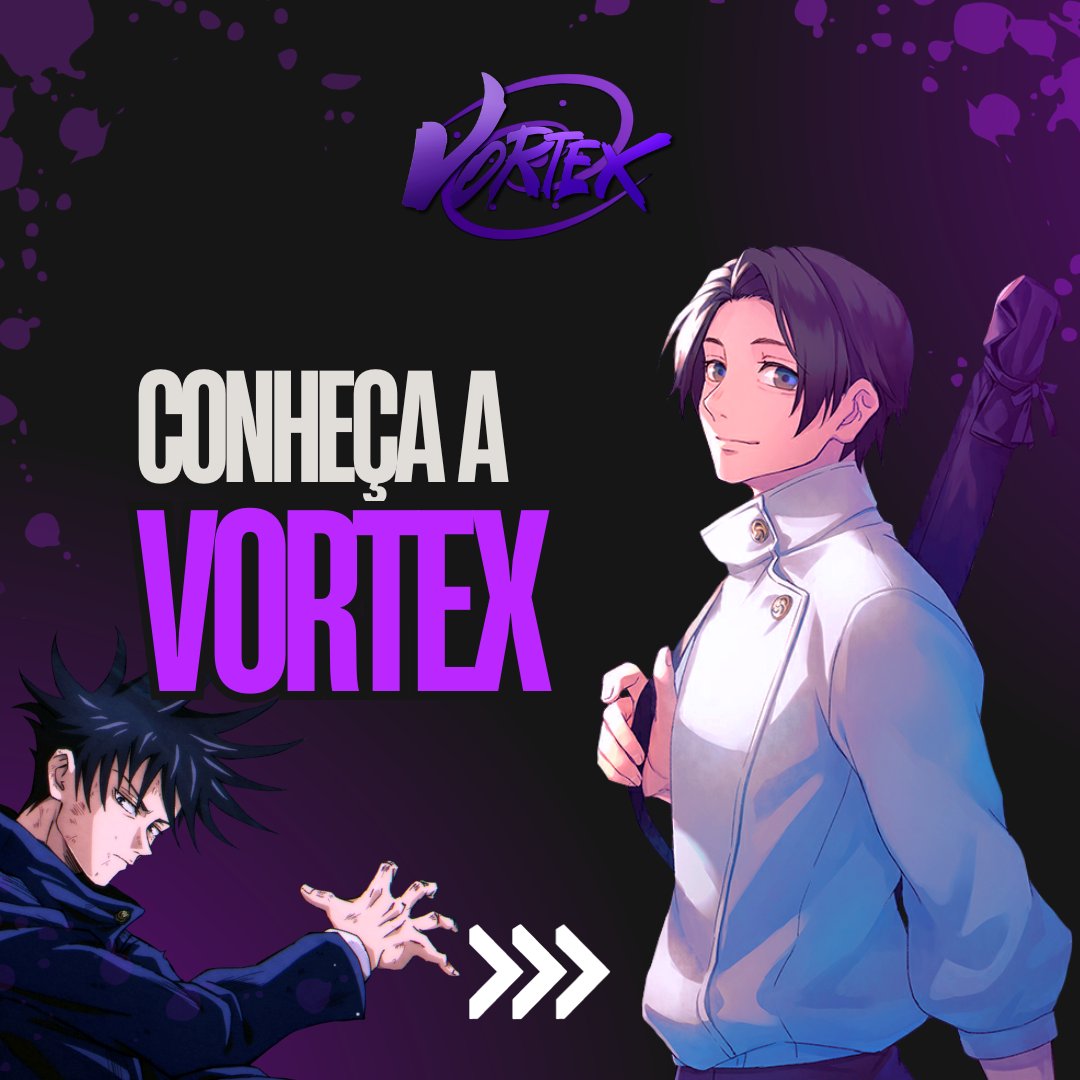vortex_gkteam's tweet photo. Opa! Gostaria de apresentar o nosso novo grupo de artistas do nicho geek!!
Somos a Vortex, uma nova team, a qual visa alcançar estilos e nichos diferentes, além do geek. Estamos iniciando essa primeira fase com o Drop Jujustu, composto por 7 músicas, que irão sair em 7 canais.
+ https://t.co/S5yYJaTScf