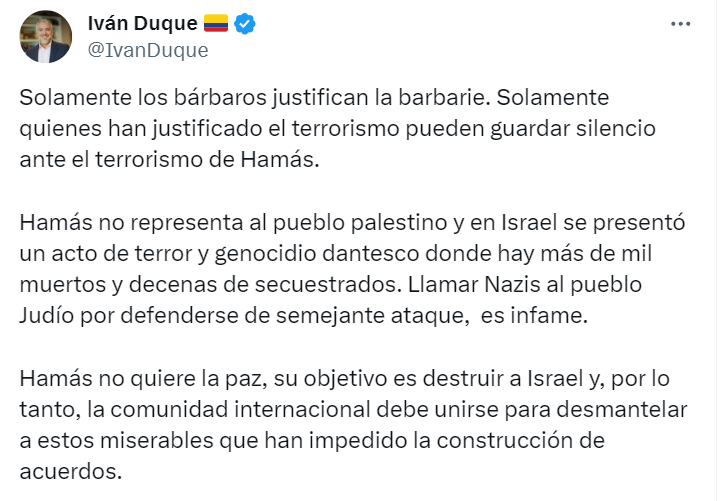 Matador000's tweet photo. ¿Saben por qué @IvanDuque apoya a Israel y no condena su terrorismo de estado?

Porque los judíos no comen cerdo. https://t.co/uql0QVI9fQ