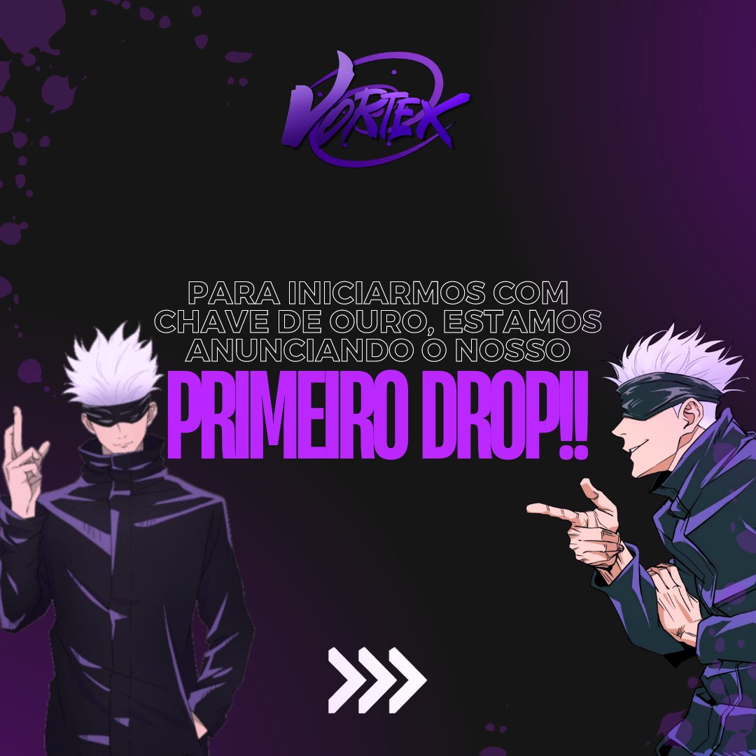 vortex_gkteam's tweet photo. Opa! Gostaria de apresentar o nosso novo grupo de artistas do nicho geek!!
Somos a Vortex, uma nova team, a qual visa alcançar estilos e nichos diferentes, além do geek. Estamos iniciando essa primeira fase com o Drop Jujustu, composto por 7 músicas, que irão sair em 7 canais.
+ https://t.co/S5yYJaTScf
