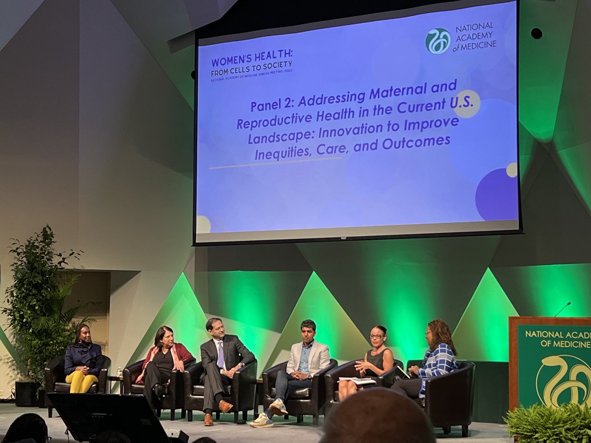 Proud of mi amiga ⁦@DrMelissaSimon⁩ ⁦@NorthwesternU⁩ and learning about disparities in pregnancy care ⁦@theNAMedicine⁩ #NAMmtg #latinasinmedicine