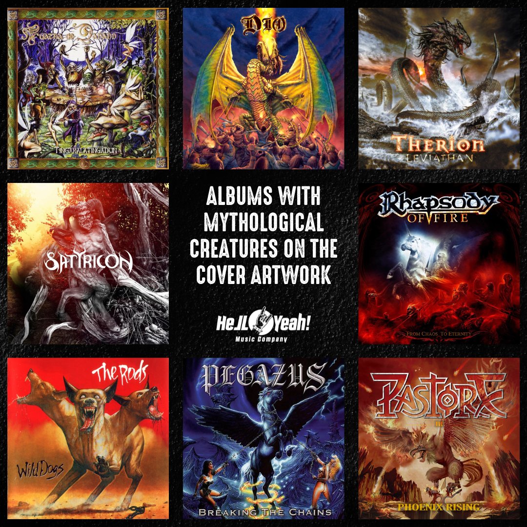 hellyeah_music's tweet photo. What another album artwork with mythological creatures on the cover do you remember? 

#metal #heavymetal #rock #myth #mythology #elves #fairies #dragons #leviathan #satyr #unicorn #cerberus #pegasus #phoenix #mitologia #seresmitologicos https://t.co/ggW0UirFEV