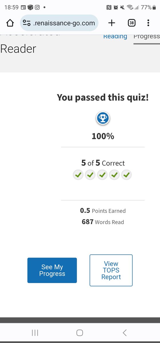 We tried a bit off reading with the accelerated reader we pick book but went on quiz and with had to guess the quiz as we didn't have book. to read with so it made below target🙈. But we Google the book and done amazing. <a href="/WSClass4S/">Class 3/4S</a> @wfedwelfare <a href="/school_ws/">WIlliamStockton</a>