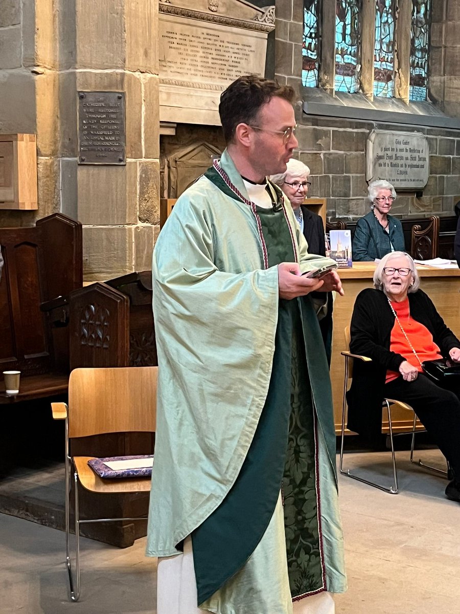 A day of farewell and welcome @WakeCathedral yesterday. In the morning we said goodbye to our curate, Fr Tim Carroll, who is moving on to become Associate Vicar of St Mary Abbots @dioceseoflondon ….
