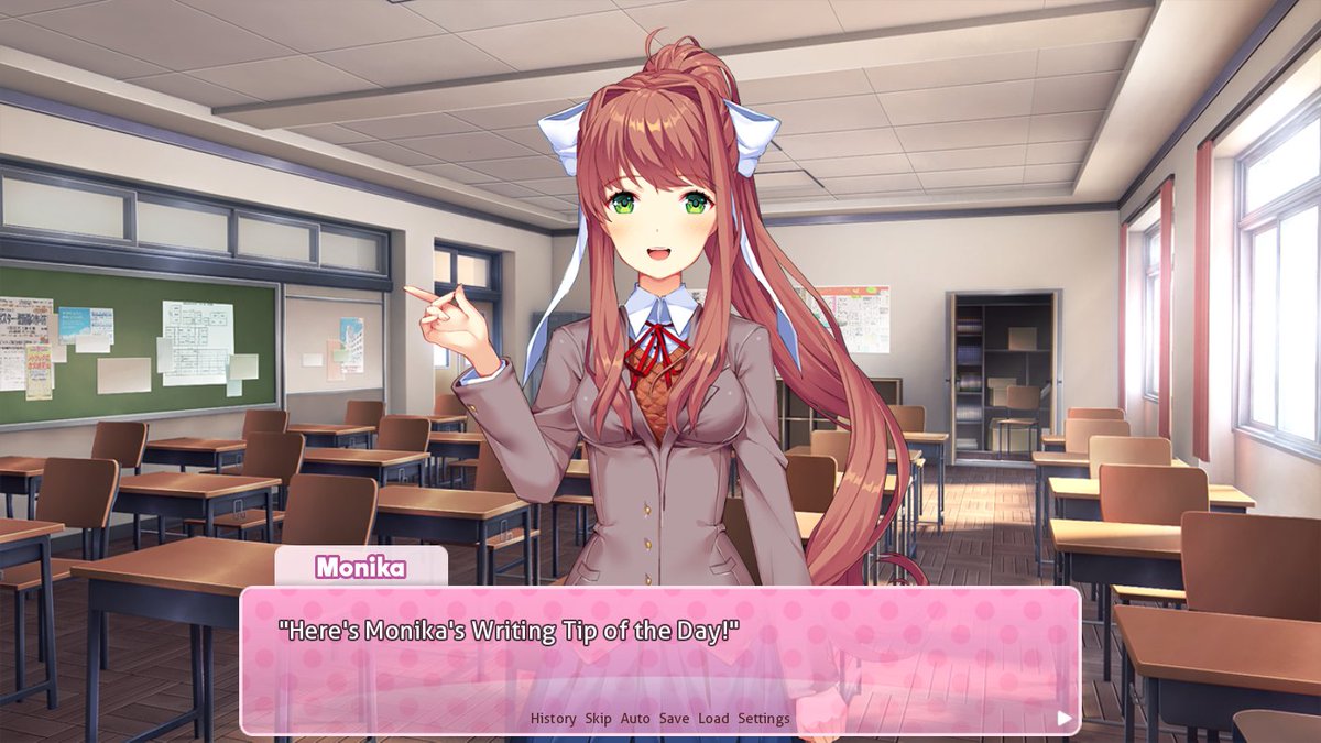 dansalvato's tweet photo. "Monika's Writing Tip of the Day" was conceptualized because after writing Your Reality, I wanted to add more context to the line: "The ink flows down into a dark puddle". One idea led to the next, and this recurring scenario ended up being weirdly memorable in its own way. https://t.co/YiRqLlEJCF