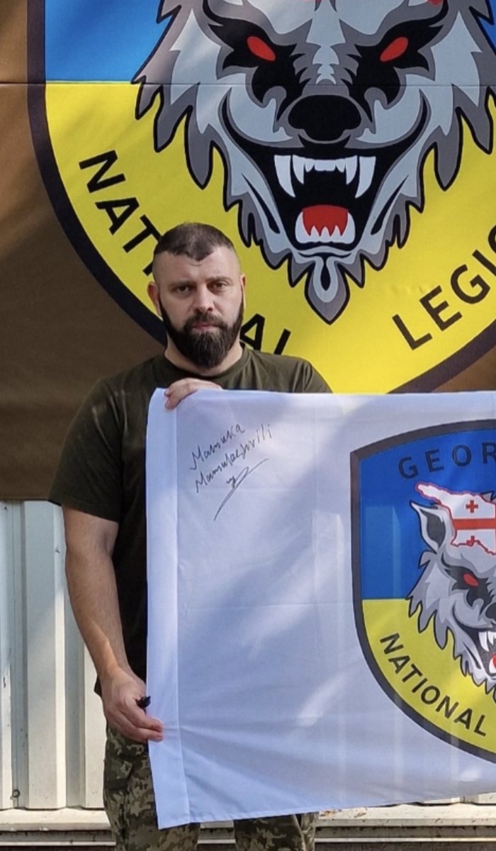 SignMyGrenade's tweet photo. The next Level 3 Donation
โImmortal Wolveโ ๐ฌ๐ช๐บ๐ฌ๐ช
comes from based @MBlech, #NAFOfellas!
Here is your peaceful message to the or*cs ๐ฅ๐ท๐บ๐ฅ
Good luck for winning the #SignMyFlag-raffle!!
#ragedonate for a signed GL-flag+pic of Mamuka+Patch, with your message on the flag!! https://t.co/Es2GsmDWoN