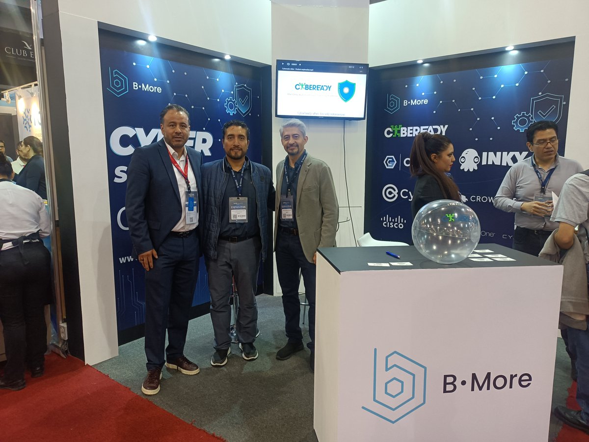 Infosecuritymx's tweet image. Durante Infosec2023 tuvimos como expositores a #BMore, @BrierandThornMX y #CertSuperior 💻🔐en pro de la ciberseguridad de tu empresa.
#Infosec2023 #Ciberseguridad #Software #Riesgos