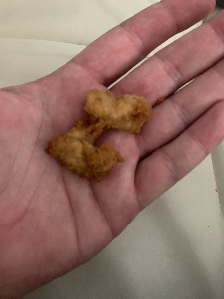 JDChavos's tweet photo. @ChickfilA when you order a 12 piece nugget this shouldn’t  count as 2…your nuggets are delicious but pretty small as it is. It’s probably costs you an extra 20 cents to make a customer happy. #Nuggetproblems https://t.co/zgeRmxibhB