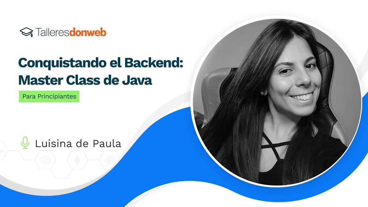 donwebcloud's tweet image. Nuevo video en #TalleresDonweb:  MASTERCLASS de JAVA para principiantes con @TodoCode #donwebclod #talleresdonweb #programacionjava  Míralo completo en:  mtr.cool/dvrzvlwxpu