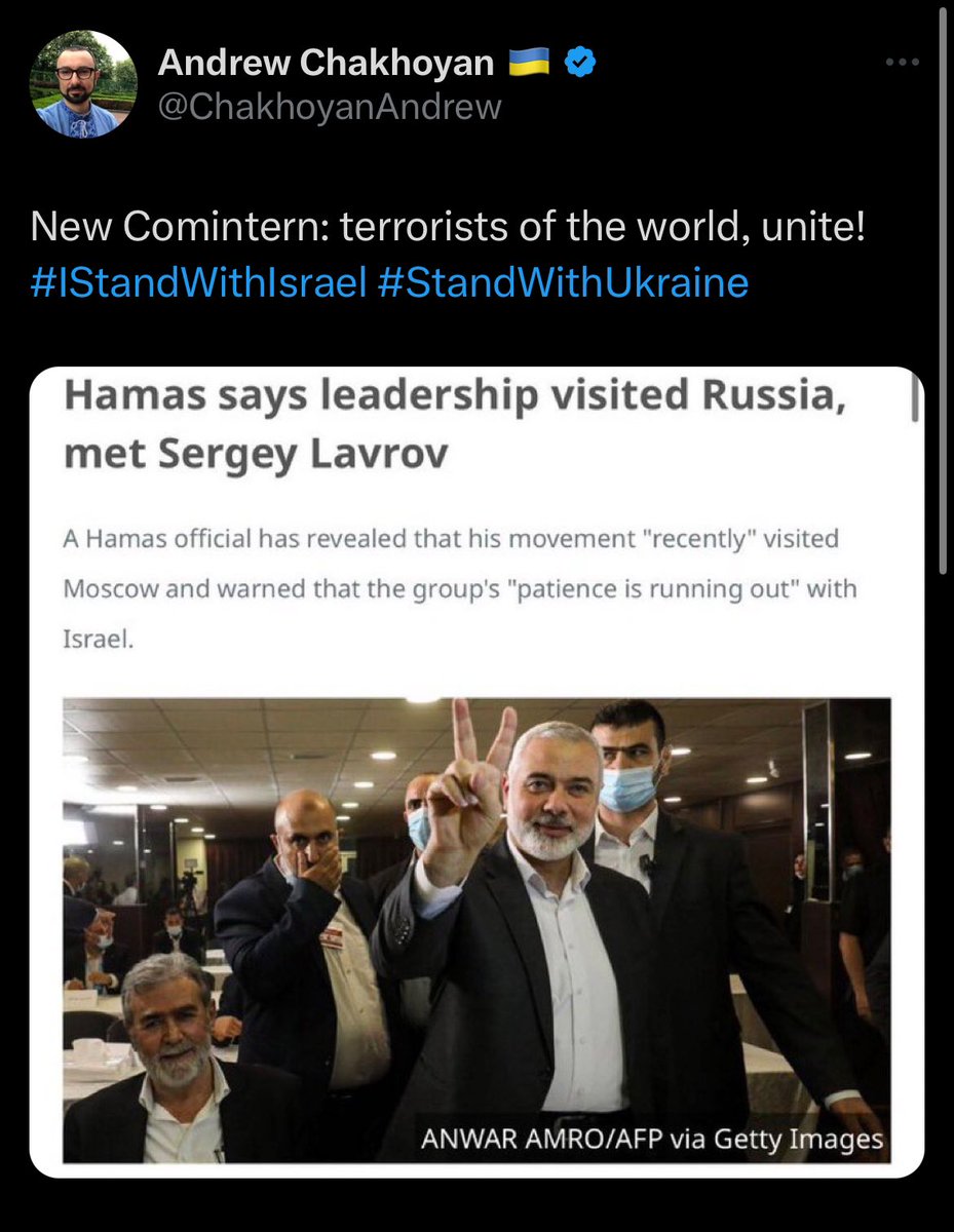 <a href="/ZelenskyyUa/">Volodymyr Zelenskyy / Володимир Зеленський</a> Russia-Iran-Hamas: the new axis of terrorism