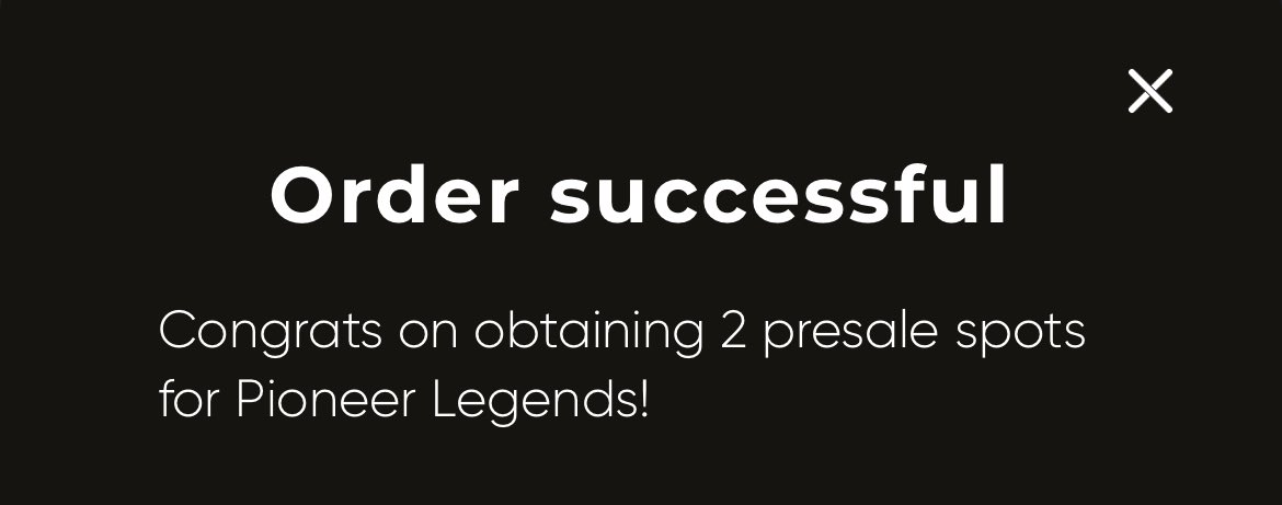 Fobar_'s tweet photo. @LunaLabsVC on top 🔥🔥

@pioneerlegendio presale secured! https://t.co/NjLCPRrT01
