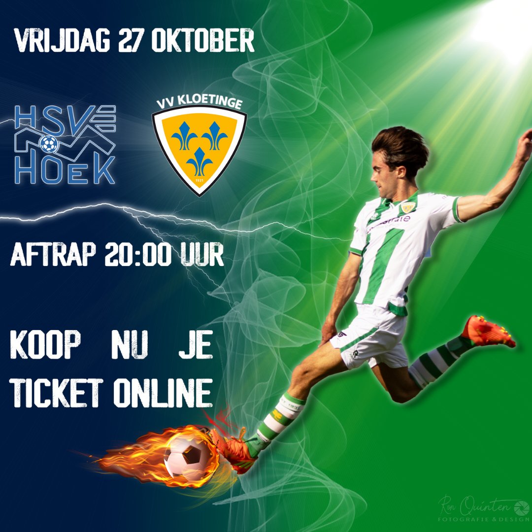 Koop nu je combi-ticket voor HSV HOEK - VV KLOETINGE 
27 oktober - aanvang 20.00 uur 
tibbaa.com/order/jydorqd9…
Tickets alleen op naam te bestellen, alleen online voorverkoop in combinatie met busvervoer mogelijk. 
bezoekersinformatie: ap.lc/VtDEg