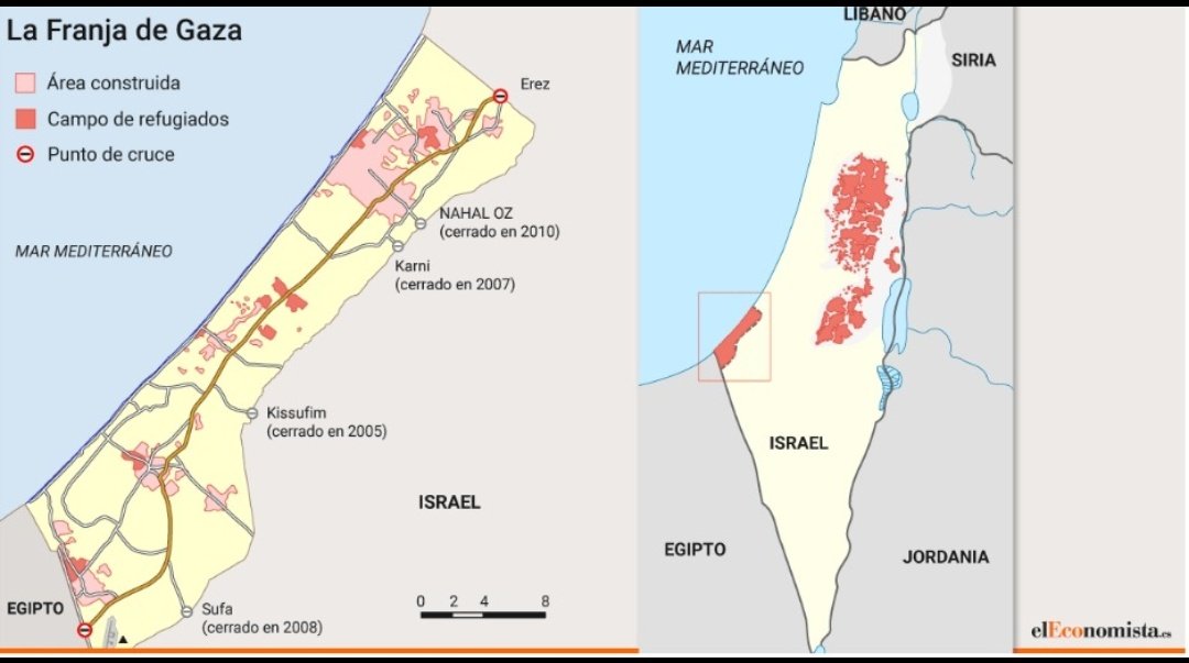 Esto está destinado a convertirse en una masacre. Luego del ataque sorpresa de #Hamas, el 7 de octubre, #Israel ha salido a defenderse con toda la fuerza. Además de los bombardeos, ordenó el bloqueo total de Gaza, para que no pase ni luz, ni comida, agua o combustible. En la