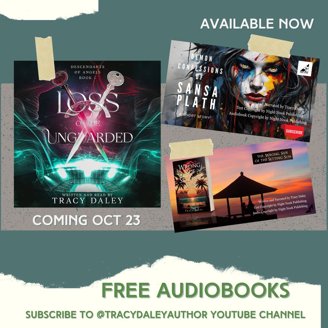 Read by the author. Find free audiobooks on Tracy Daley's YouTube Channel. Subscribe and Follow for updates. #audiobooks #free #listening #reading