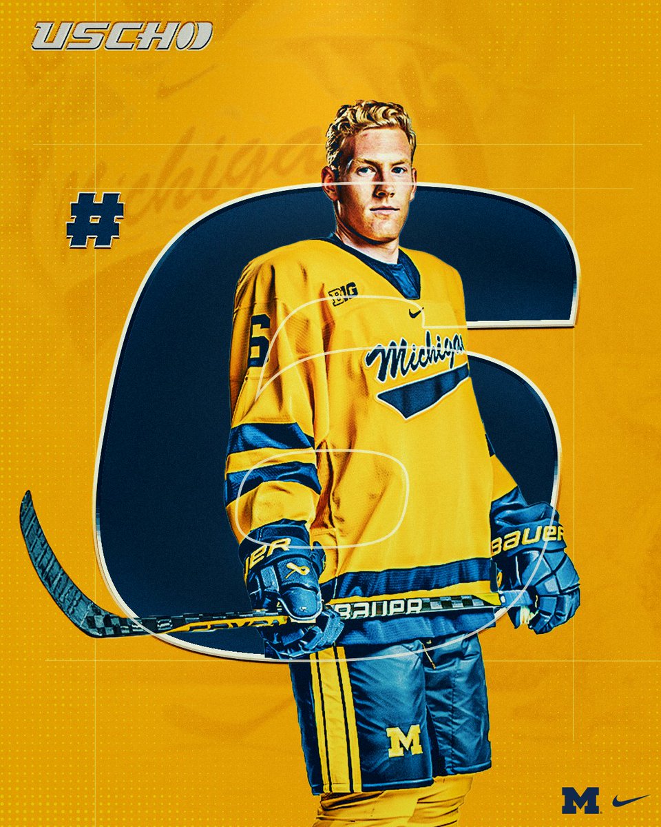umichhockey's tweet photo. Michigan checks in at No. 6 in the latest @USCHO poll!

#GoBlue〽️ https://t.co/18kkjxybea